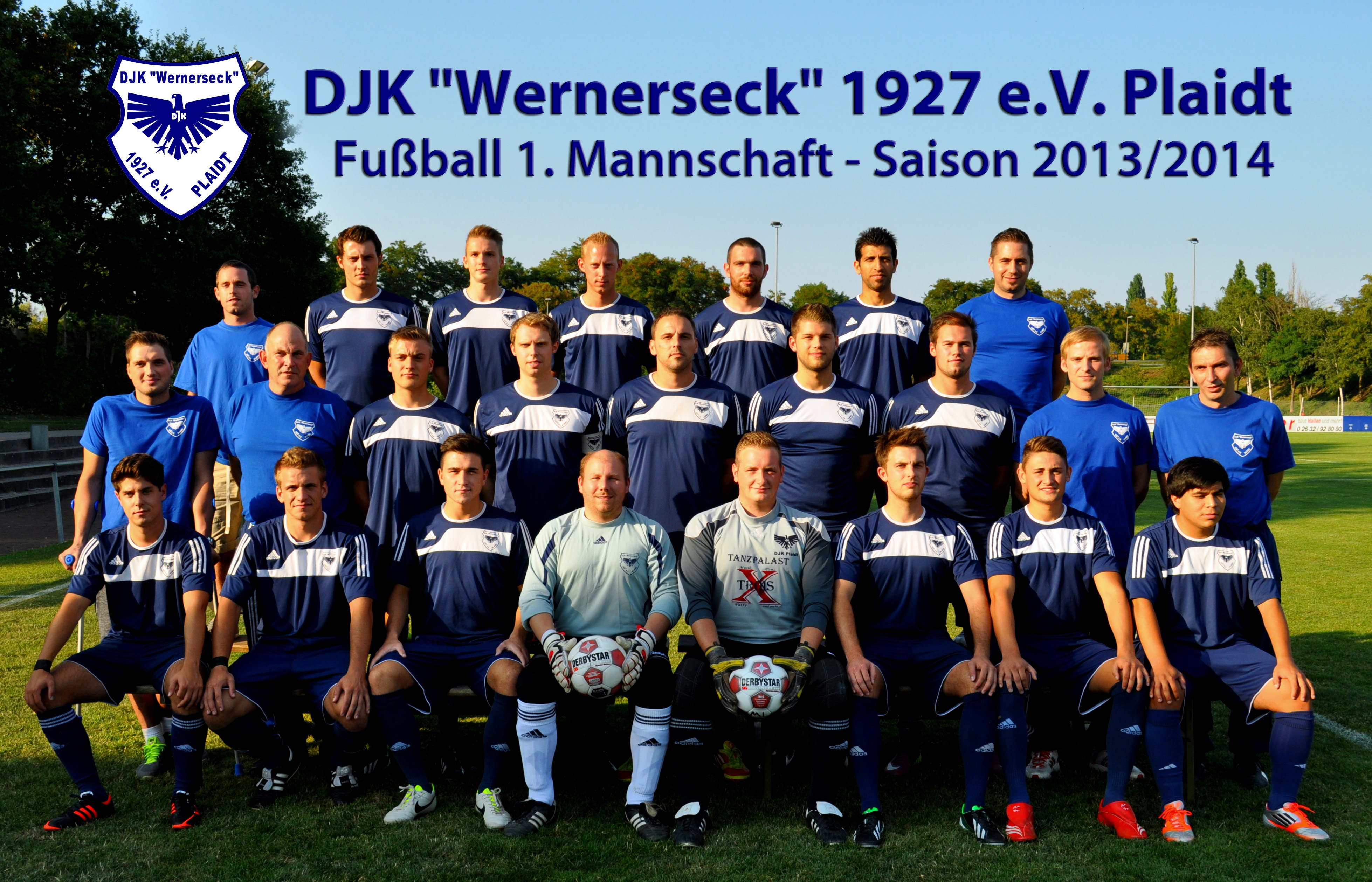 DJK Plaidt 1. Mannschaft: offizielles Mannschaftsfoto