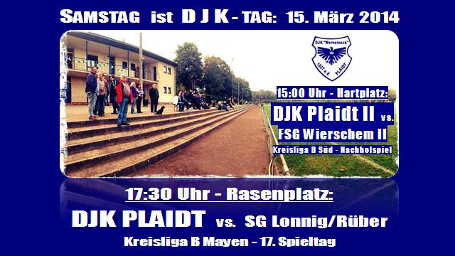 Vorbericht DJK Plaidt Senioren: Kreisliga B und D