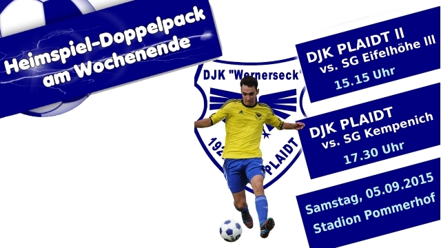Vorschau: DJK-Heimspiel-Samstag 05.09.15