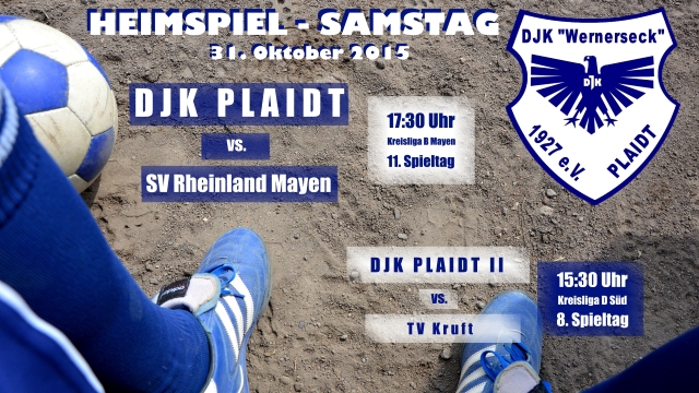 Vorschau: DJK-Heimspiel-Samstag 31.10.2015