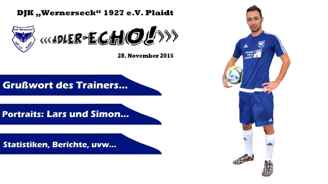 Stadionheft: „Adler-Echo!“ vom 28.11.2015