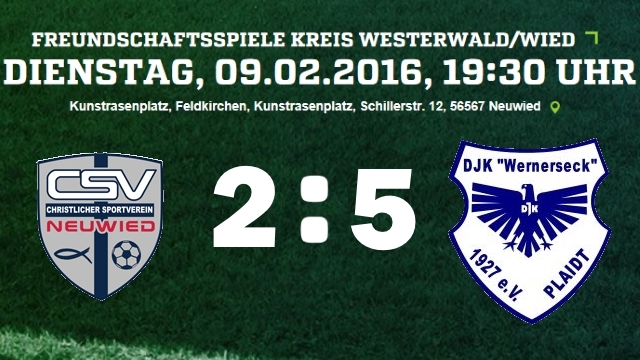 Erfolg im Testspiel gegen CSV Neuwied