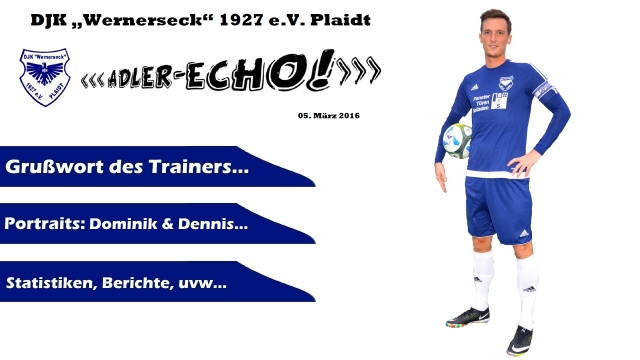 Stadionheft: „Adler-Echo!“ Nr. 6 vom 05.03.2016