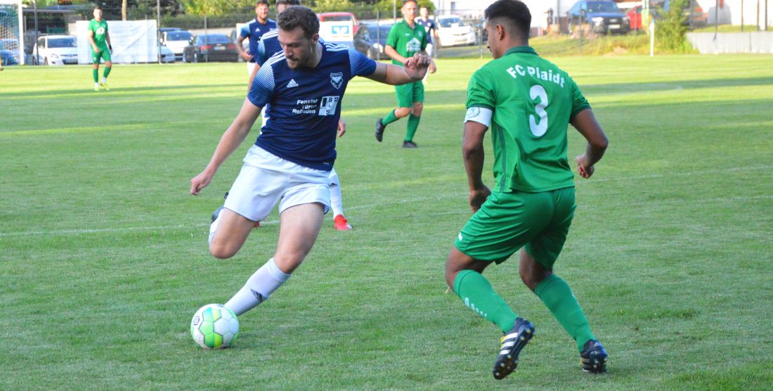 DRITTER SIEG IM VIERTEN TESTSPIEL